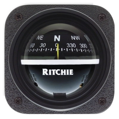 Compás Ritchie V-537 Explorer - Montaje en Mamparo - Dial Negro